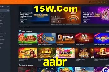 Interface moderna da plataforma aabr